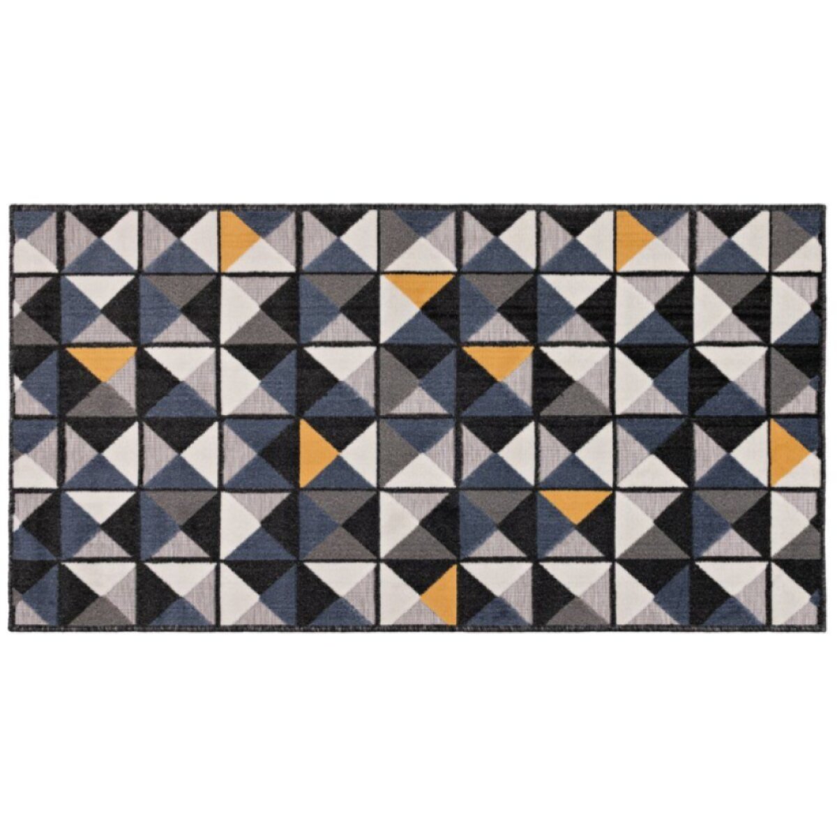 Venkovní vzorovaný koberec - běhoun SHIFT GEOMETRIA 80x150 cm Multidecor