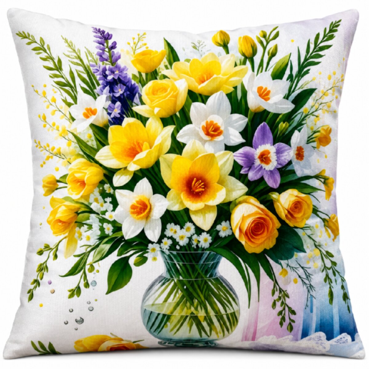 Povlak na polštář FLOWERS COLORFUL III. 40x40 cm Mybesthome
