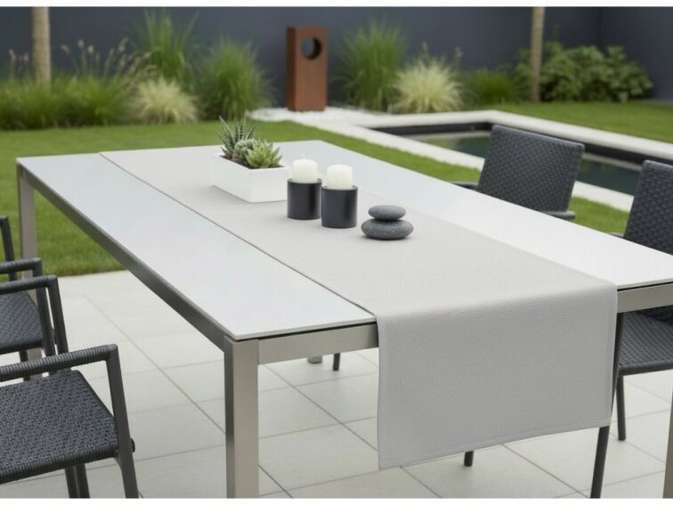 Venkovní běhoun - ubrus RUNNER color 03 světle šedá, různé rozměry Mybesthome