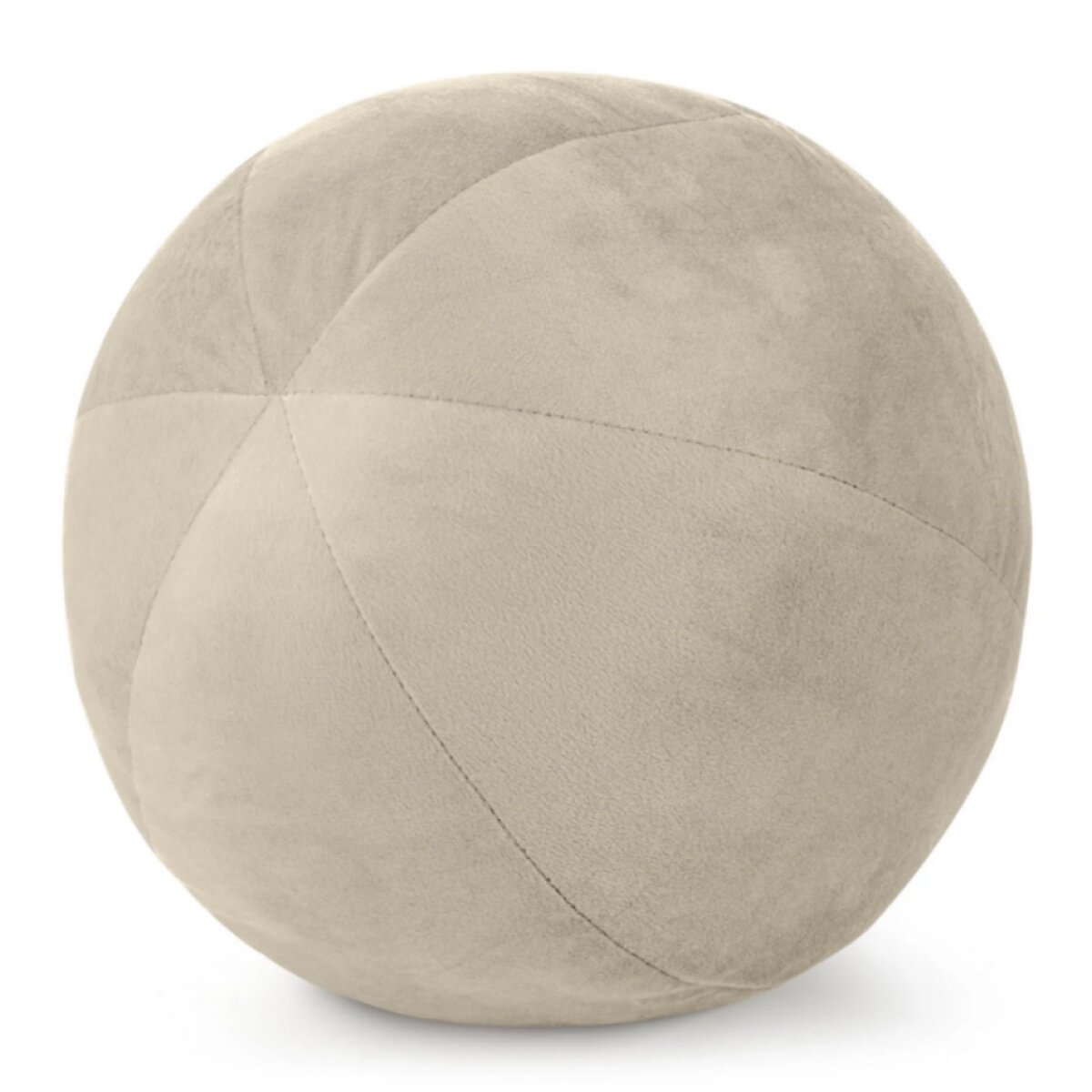 Dekorační polštářová koule - objímací polštář GAJANA světle béžová Ø 24 cm Mybesthome