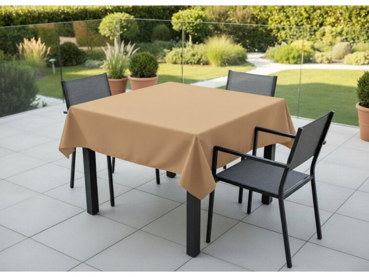 Venkovní čtvercový ubrus TERRA color 37 latté, různé rozměry Mybesthome