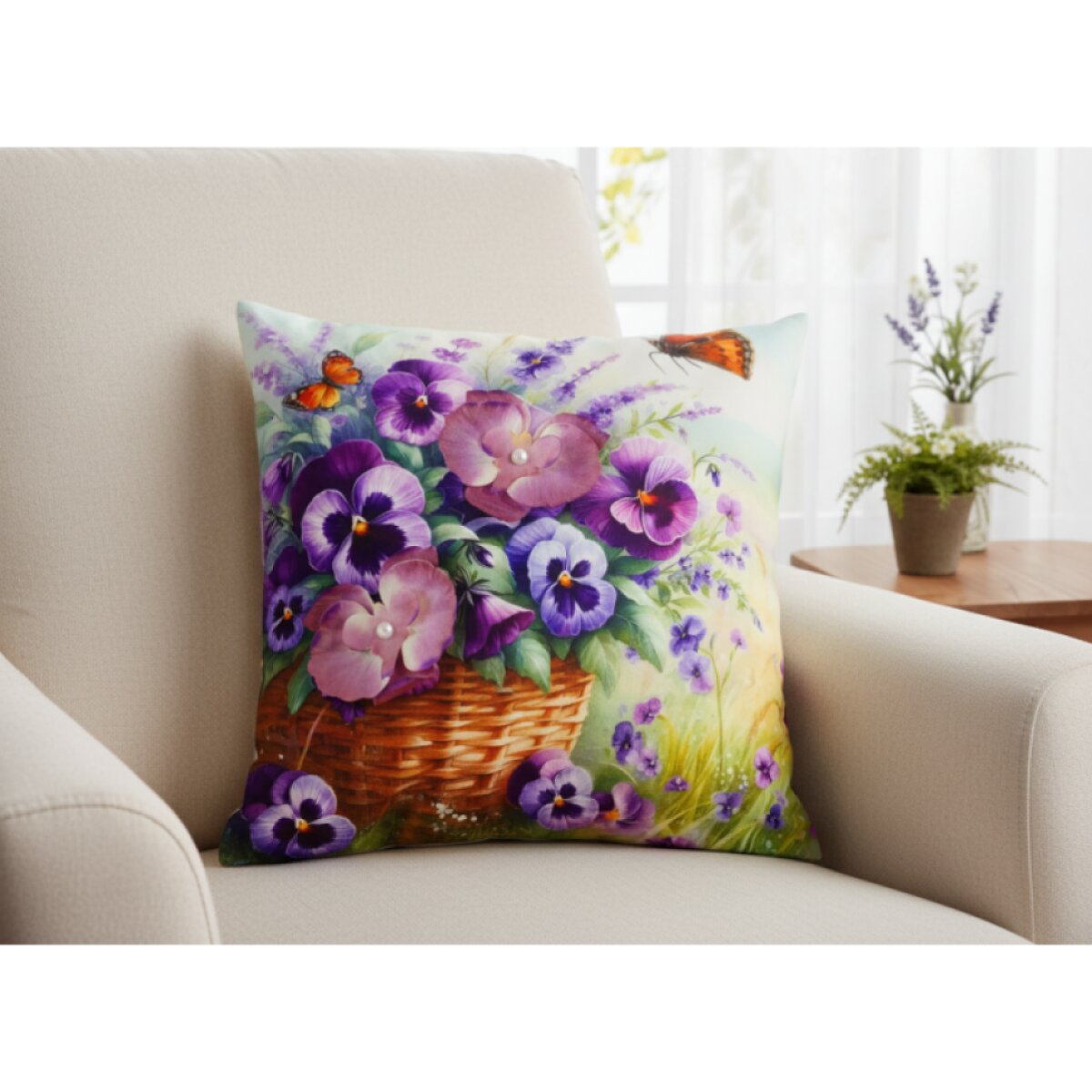 Povlak na polštář 3D SPRING MEADOW II. 40x40 cm Mybesthome