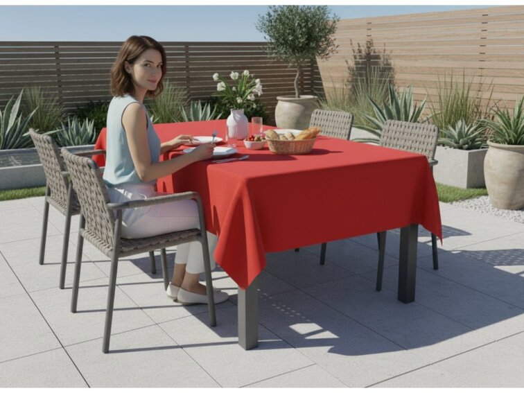 Venkovní ubrus GARDEN color 10 červená, různé rozměry Mybesthome