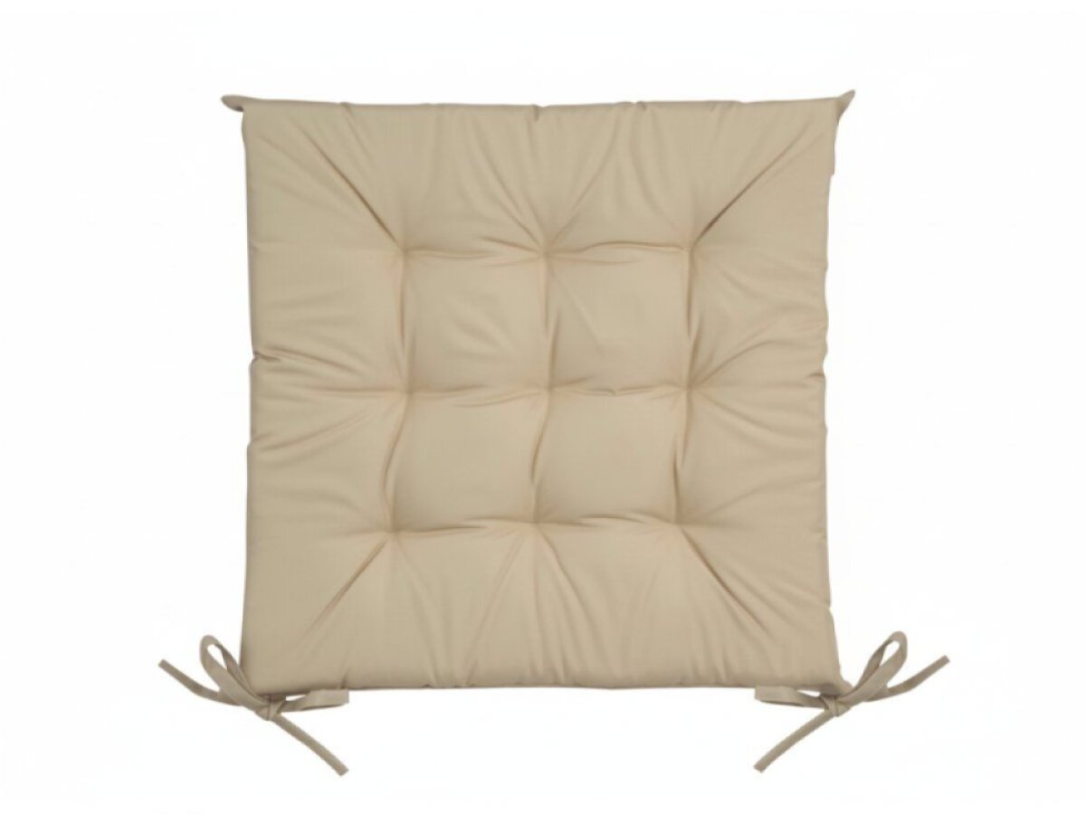 Zahradní prošívaný podsedák na židli GIARDINO zelená 40x40x5 cm Mybesthome