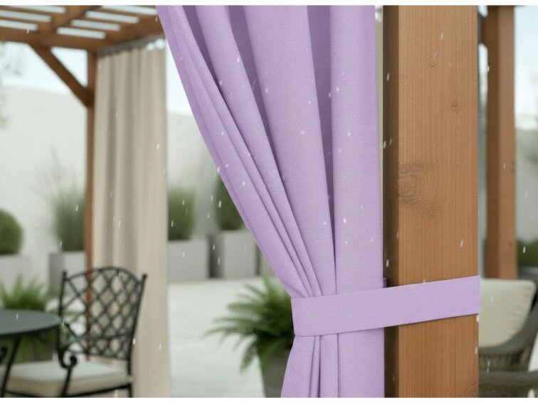 Venkovní zahradní závěs s tunýlkem JAMAICA color 30 lila, různé rozměry MyBestHome