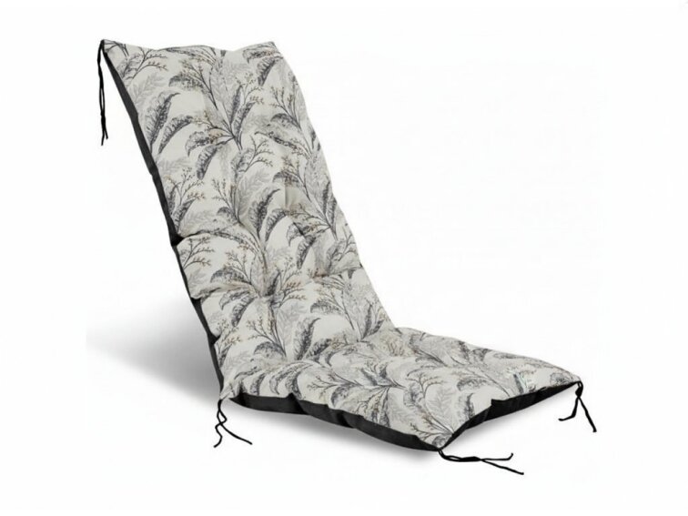 Zahradní prošívaný podsedák na židli s opěrkou 50x50x80 cm CALLUM vzor 136 Mybesthome