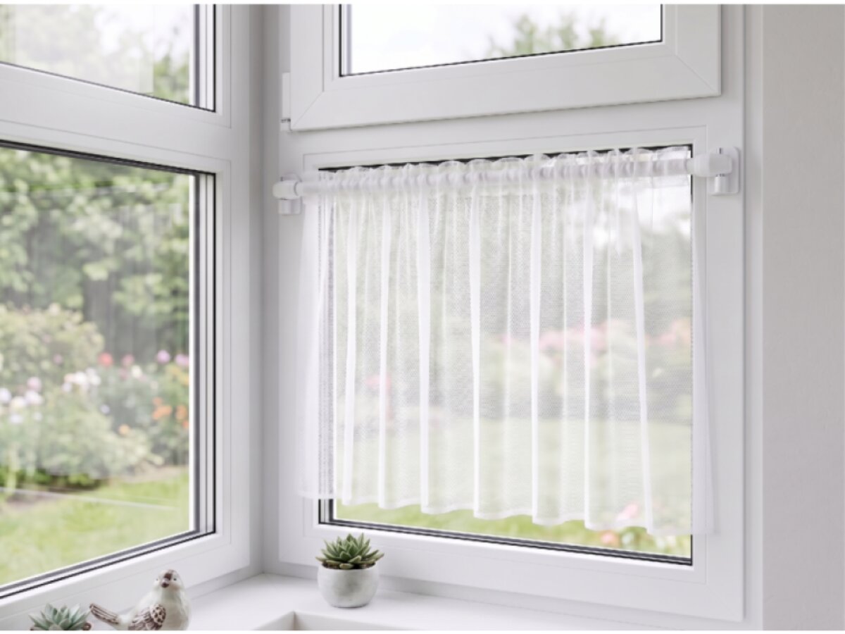 Vitrážová samolepící tyč - vitrážka 2 kusy EASY SHAPE bílá 60 cm Mybesthome