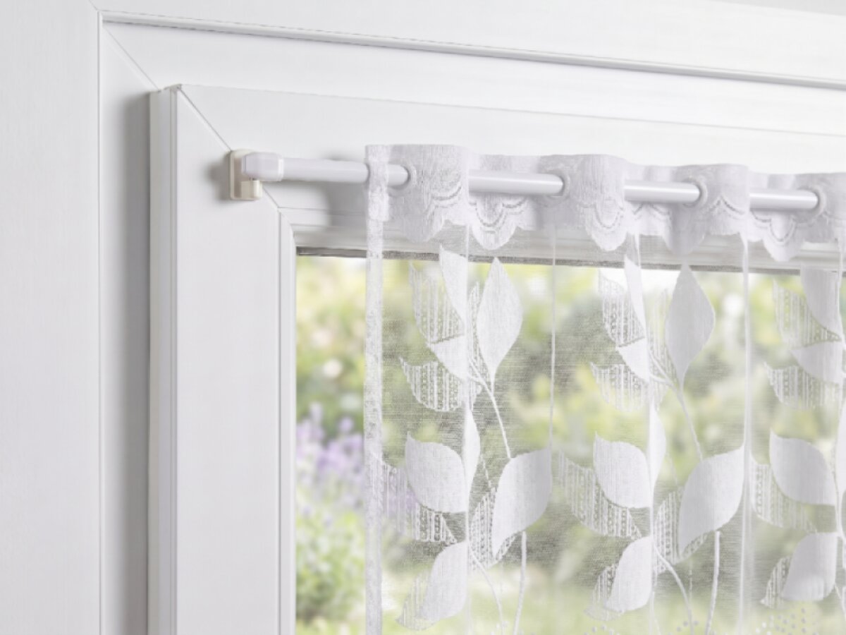 Vitrážová samolepící tyč - vitrážka 2 kusy EASY SHAPE bílá 80 cm Mybesthome