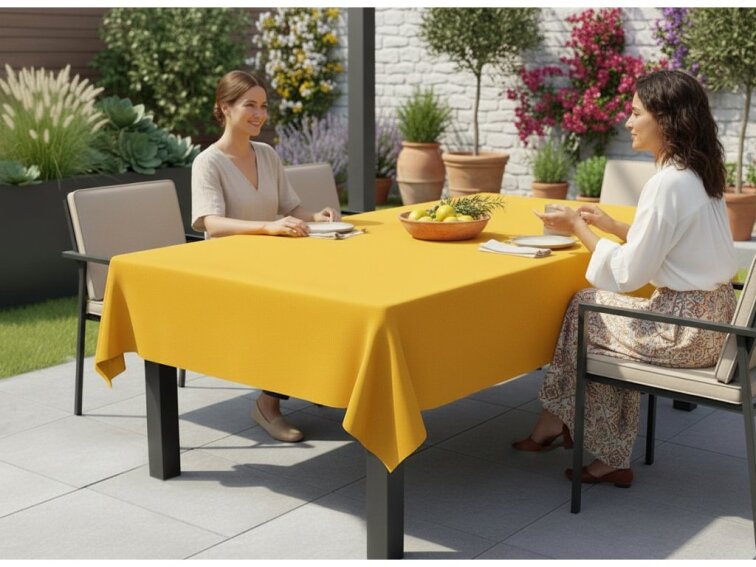 Venkovní ubrus GARDEN color 40 mustard/hořčicová, různé rozměry Mybesthome
