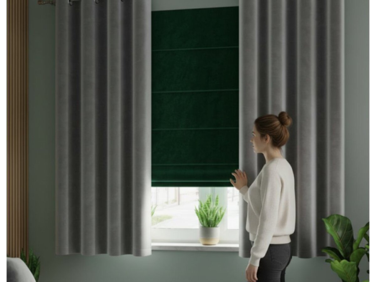 Dekorační krátký velvet závěs s kroužky VITTO 006 tmavě šedá 140x160 cm (cena za 1 kus) MyBestHome