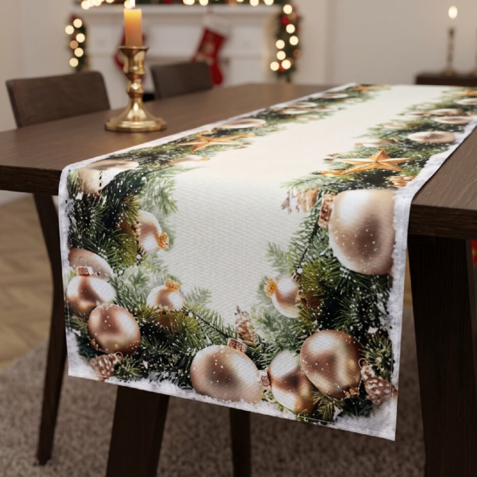 Vánoční běhoun na stůl NATALY I. 40x180 cm