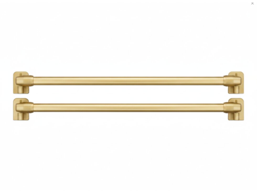 Vitrážová teleskopická samolepící tyč - vitrážka VARIO MAXI 2 kusy zlatá 80-120 cm, 100-180 cm Mybesthome
