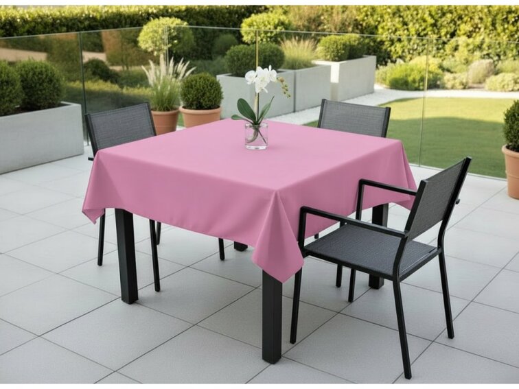 Venkovní čtvercový ubrus TERRA color 13 růžová, různé rozměry Mybesthome