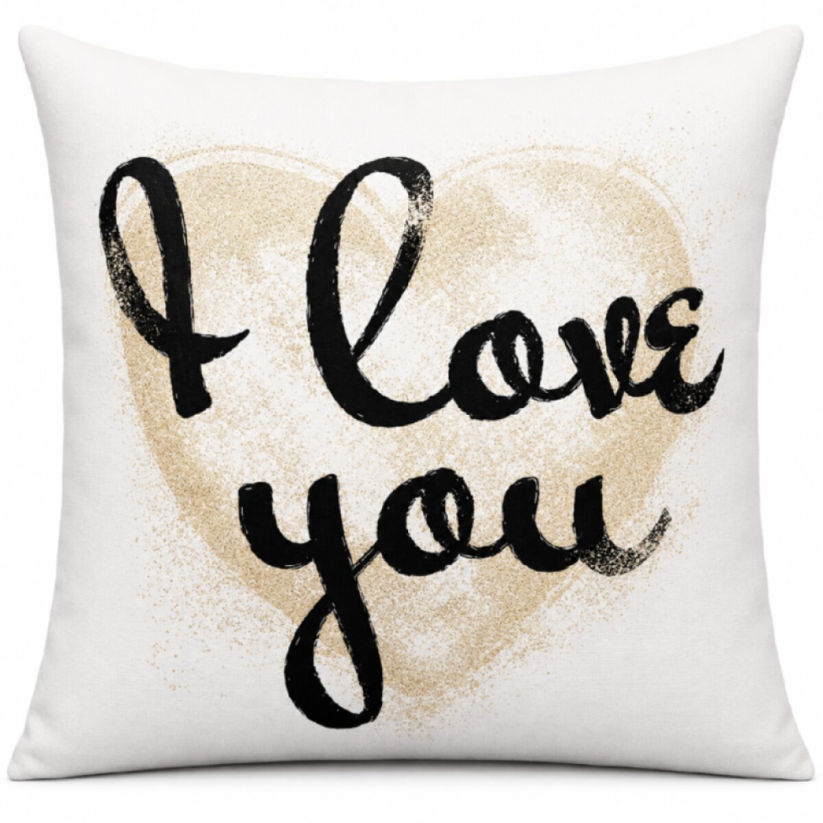 Povlak na polštář GLITTER HEART 40x40 cm Mybesthome