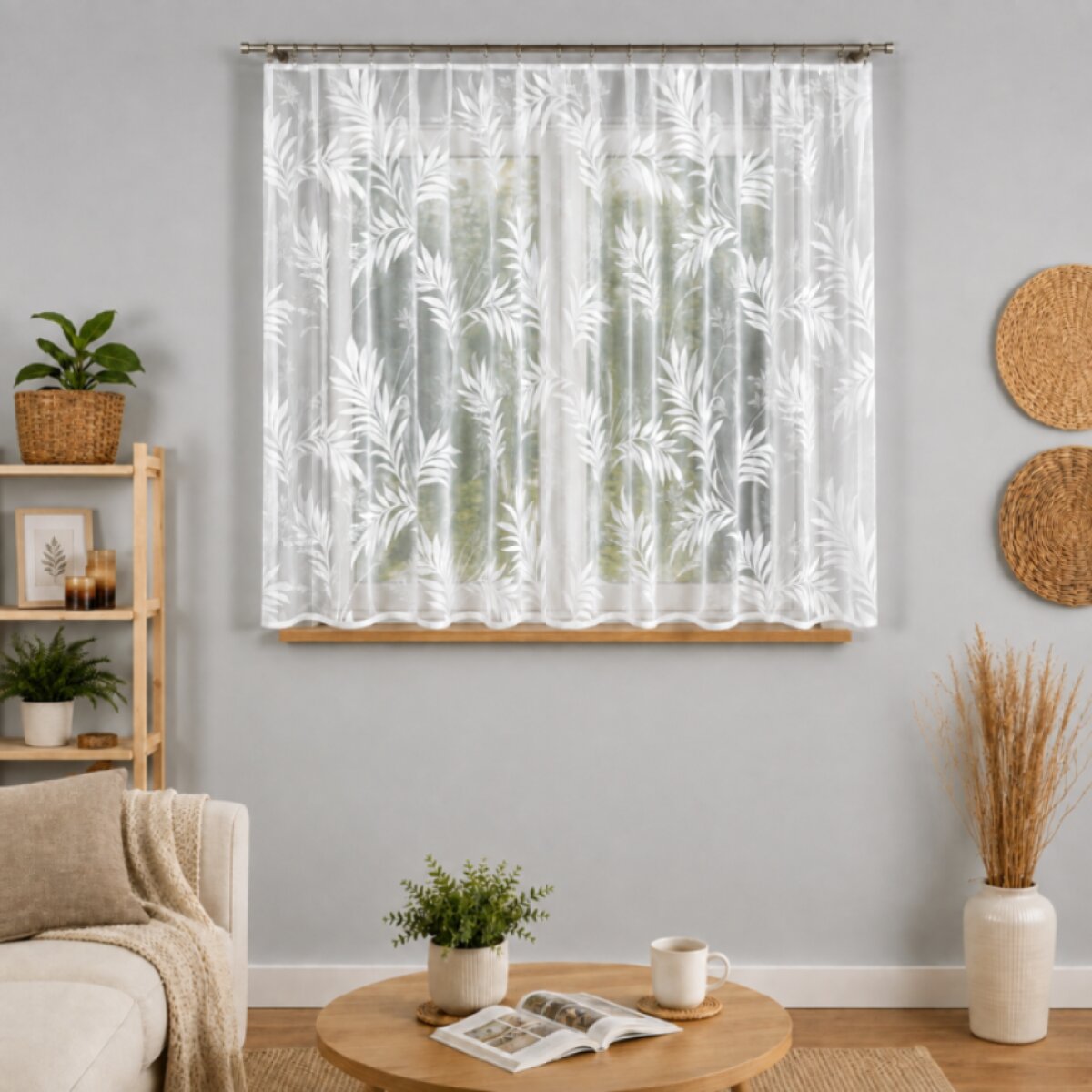 Dekorační krátká záclona na žabky KAJA 300x160 cm MyBestHome