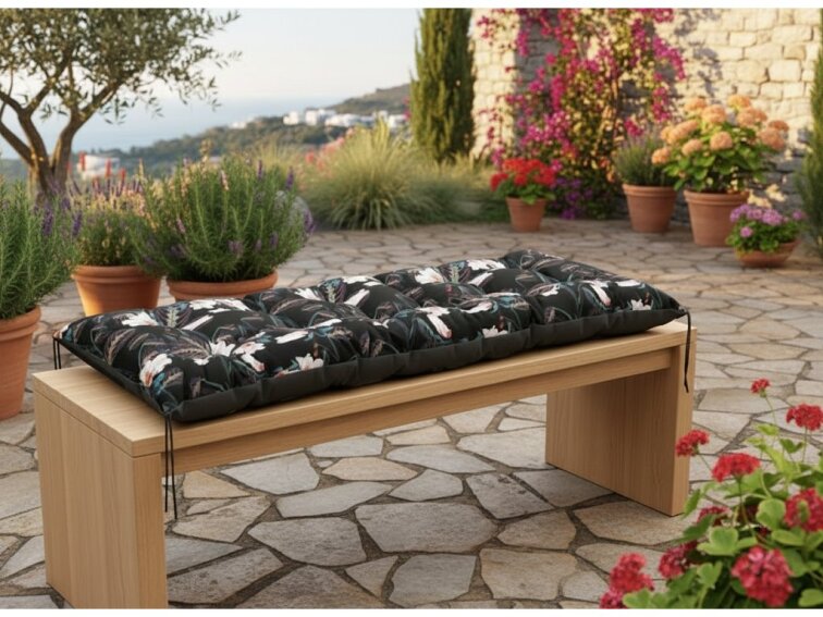 Prošívané sezení na lavici WILSON vzor 97 různé rozměry, polstr na zahradní lavici - sedák Mybesthome