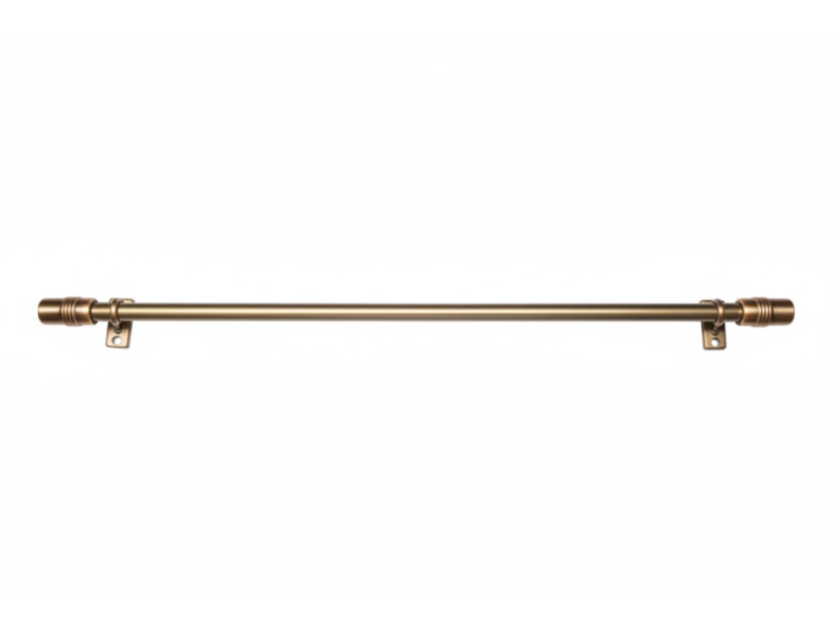 Vitrážová teleskopická kovová tyč - vitrážka 40-60 cm, 60-80 cm ROMEO antická zlatá Mybesthome