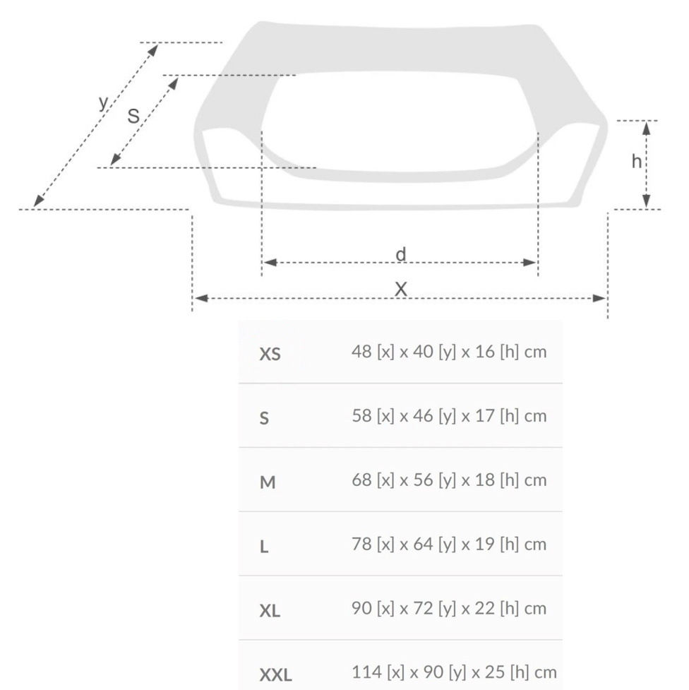 Pelíšek pro psa ARTHUR SOFA béžová velikost XS, S, M, L, XL, XXL