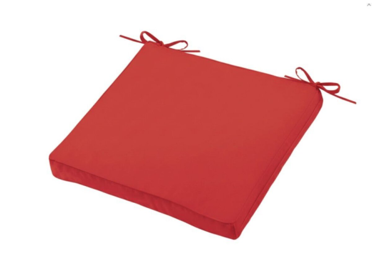 Zahradní podsedák na židli GARDEN color 10 červená 40x40x4 cm Mybesthome