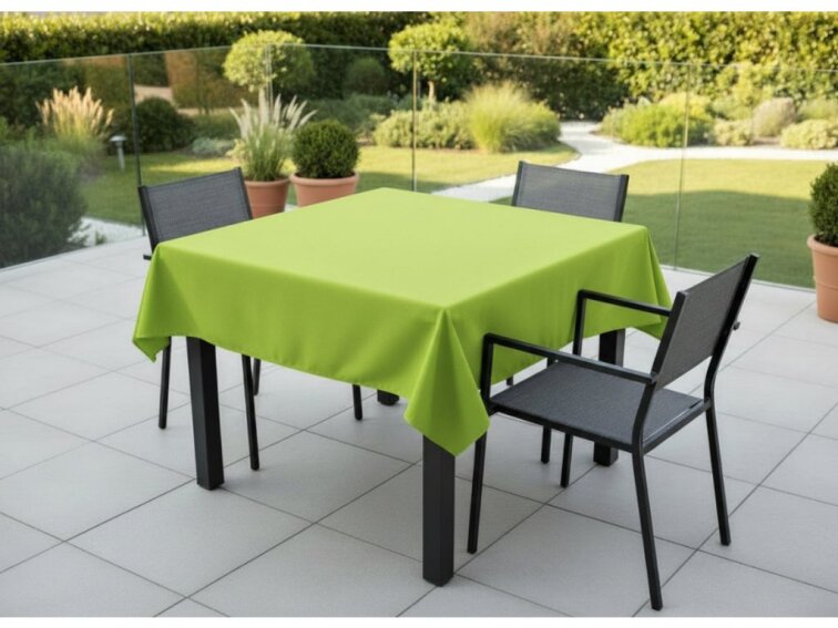 Venkovní čtvercový ubrus TERRA color 19 limonka, různé rozměry Mybesthome