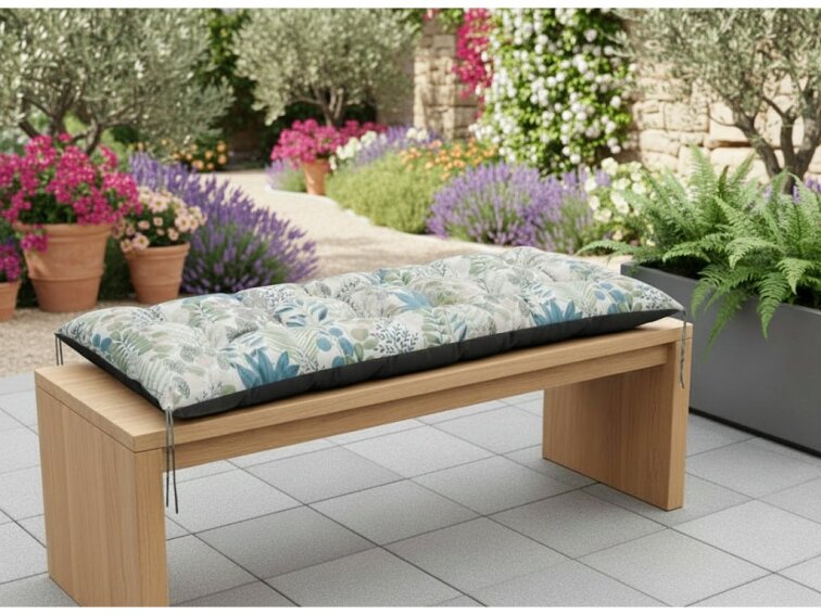 Prošívané sezení na lavici WILSON vzor 137 různé rozměry, polstr na zahradní lavici - sedák Mybesthome