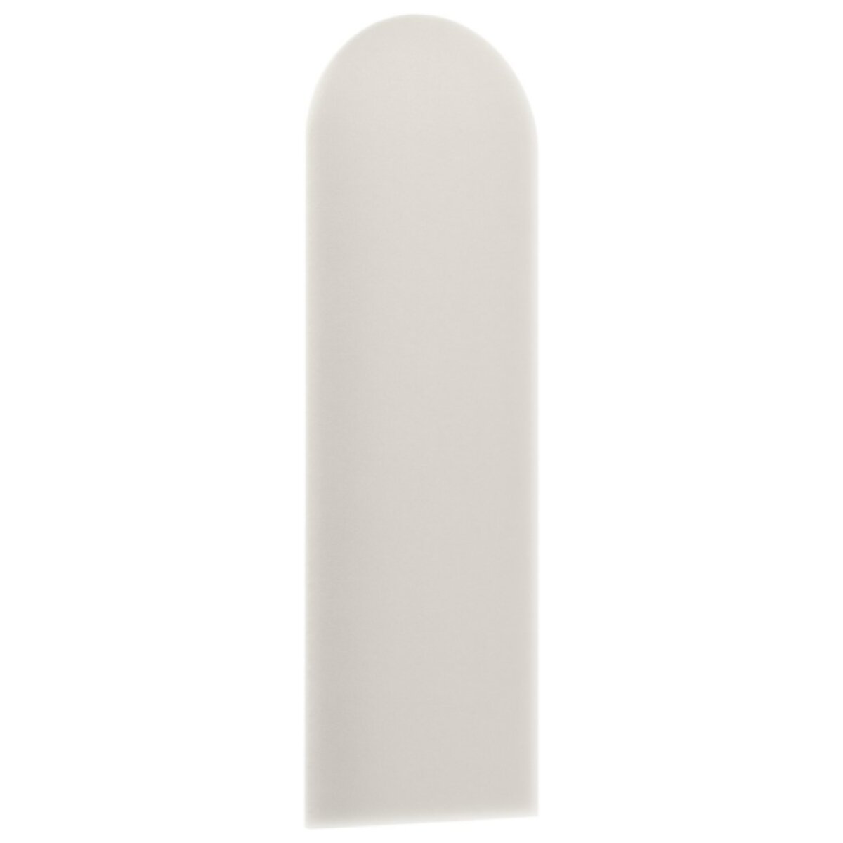 Čalouněný nástěnný panel s EKO KŮŽÍ různé rozměry x šířka 20 cm krémová oblouk MyBestHome
