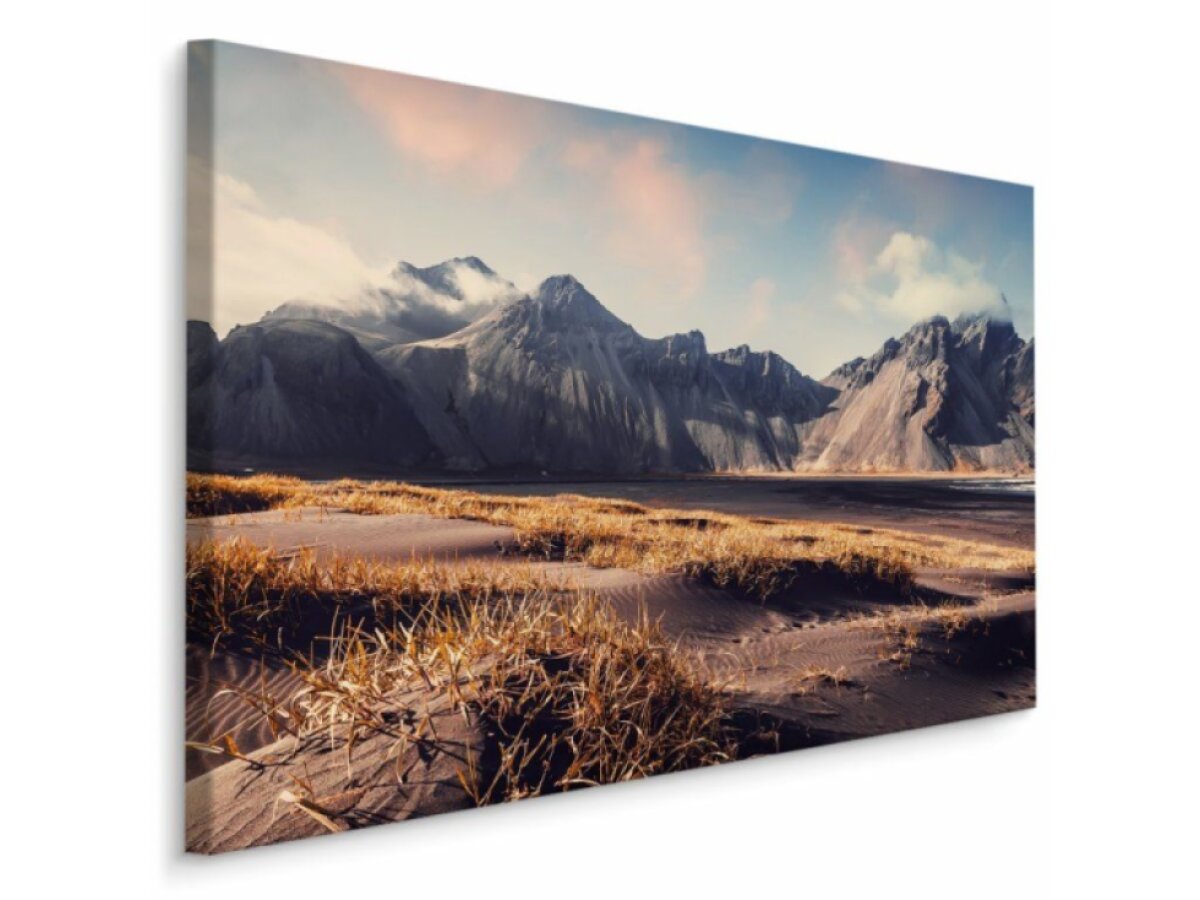 Plátno Hora Vestrahorn Na Islandu