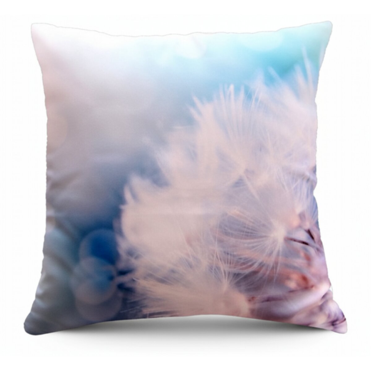 Povlak na polštář MODRÁ PAMPELIŠKA 40x40 cm motiv pampelišky MyBestHome