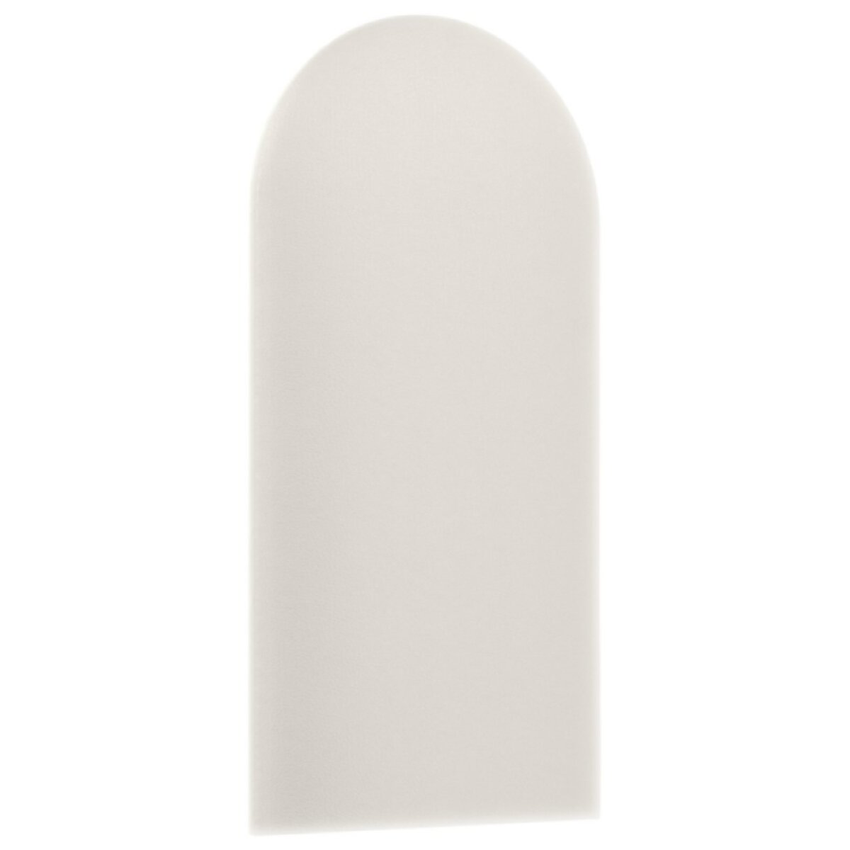 Čalouněný nástěnný panel s EKO KŮŽÍ různé rozměry x šířka 30 cm krémová oblouk MyBestHome