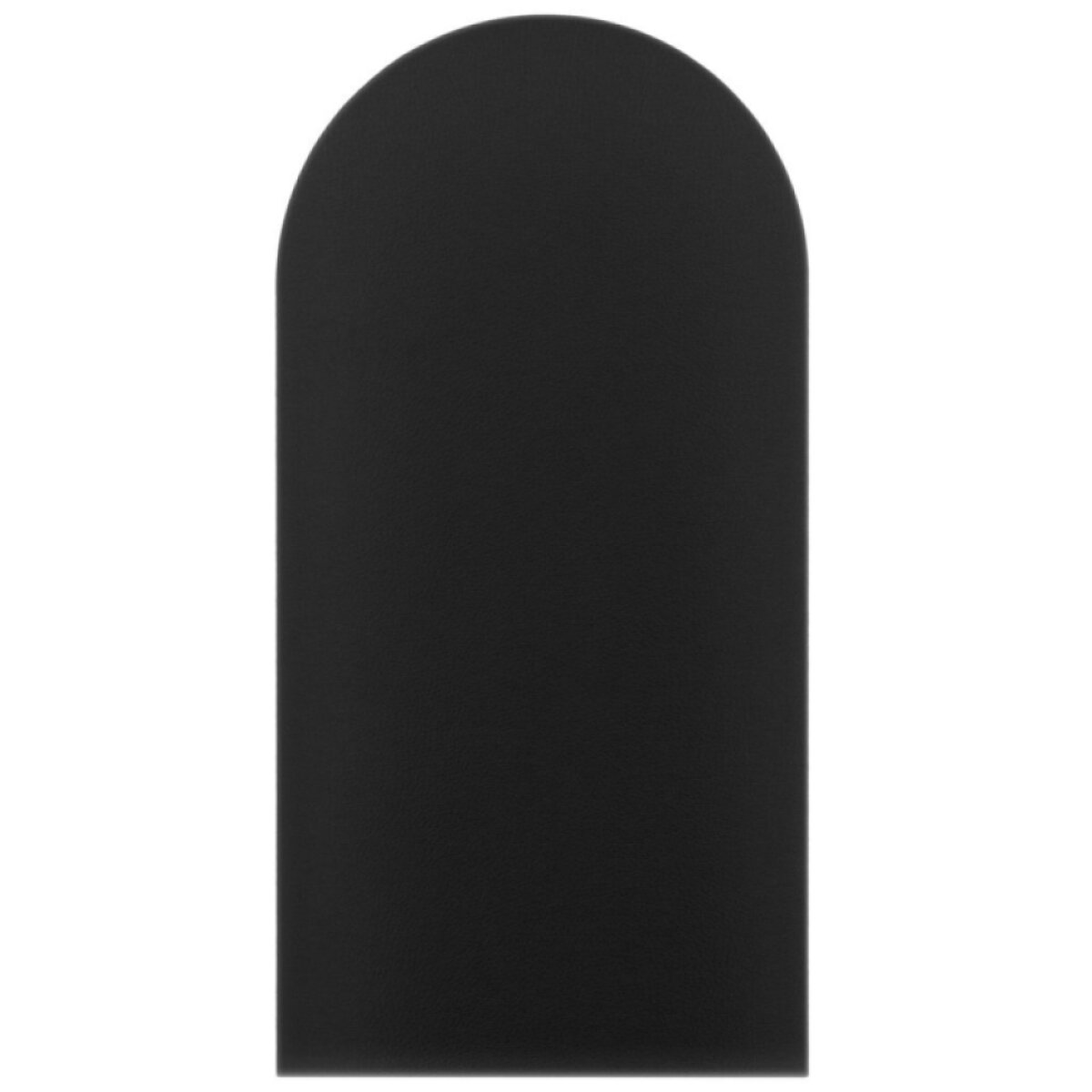 Čalouněný nástěnný panel s EKO KŮŽÍ různé rozměry x šířka 30 cm černá oblouk MyBestHome