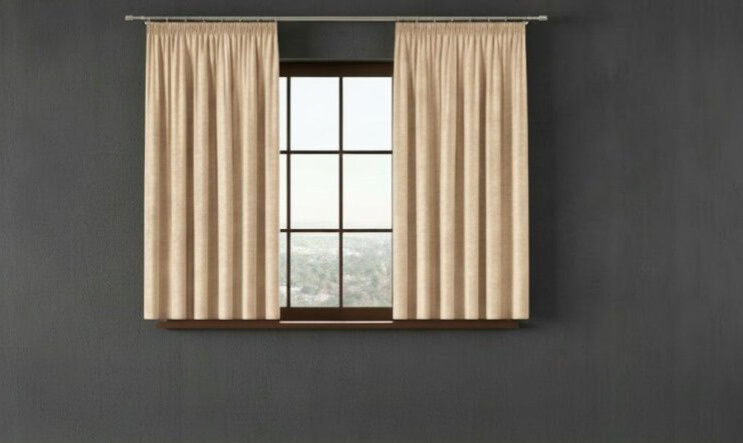 Dekorační krátký závěs s řasící páskou VALMI 140x160 cm color 015 krémová (cena za 1 kus) MyBestHome