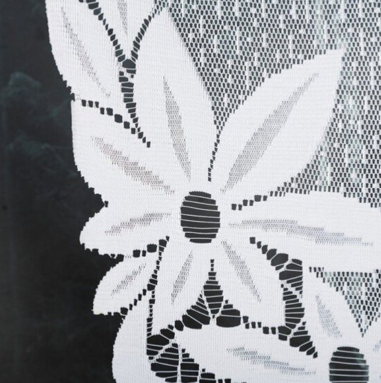 Dekorační oblouková krátká záclona na žabky JADWIGA 160 bílá 300x160 cm MyBestHome