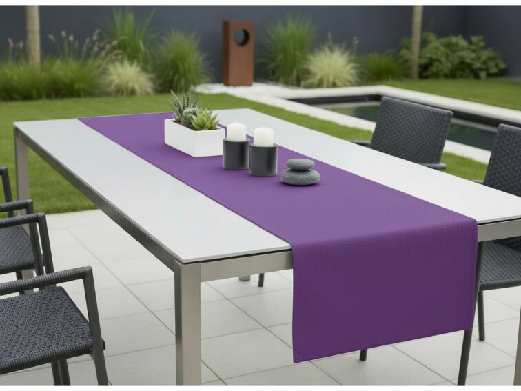 Venkovní běhoun - ubrus RUNNER color 29 fialová, různé rozměry Mybesthome