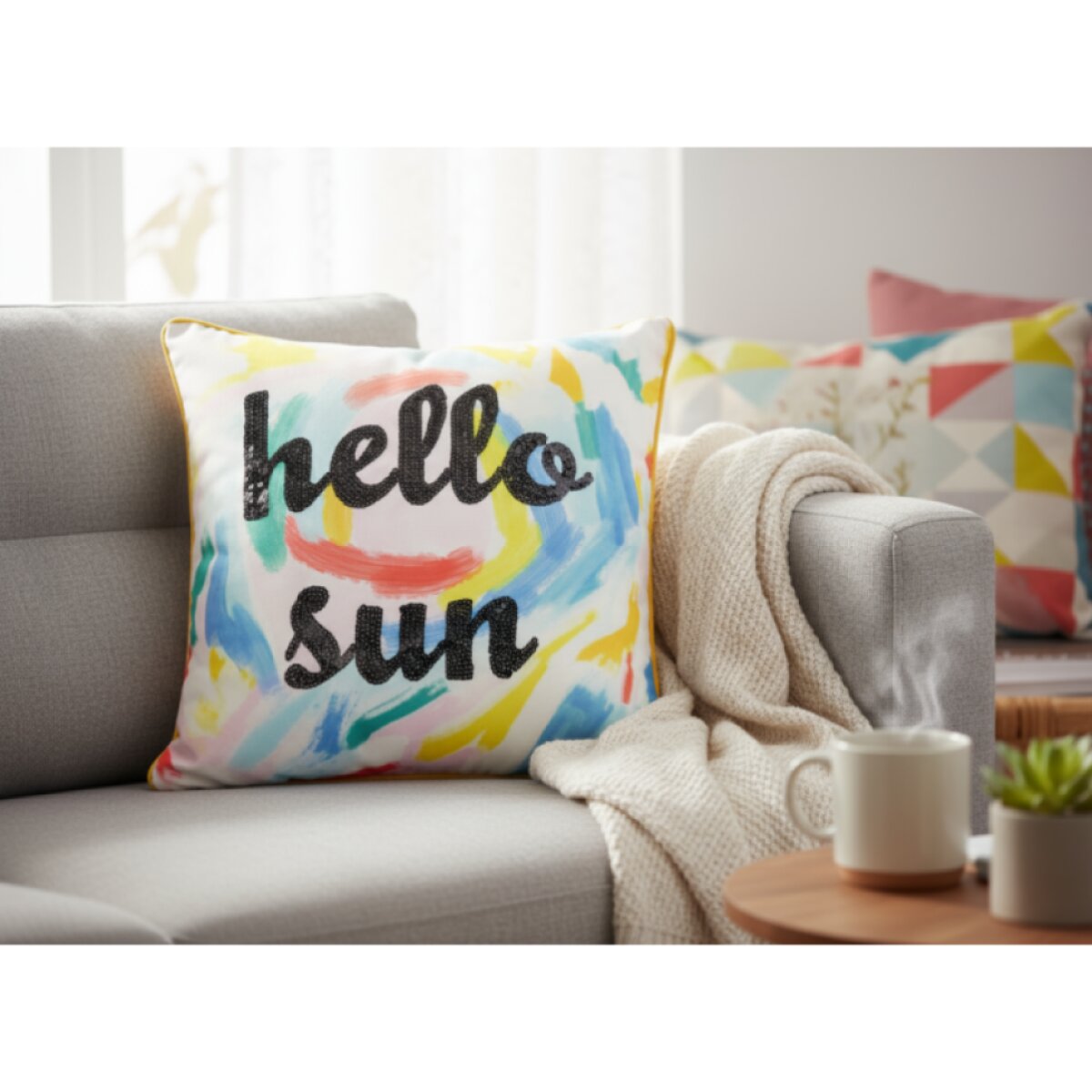 Povlak na polštář HELLO SUN 45x45 cm MyBestHome