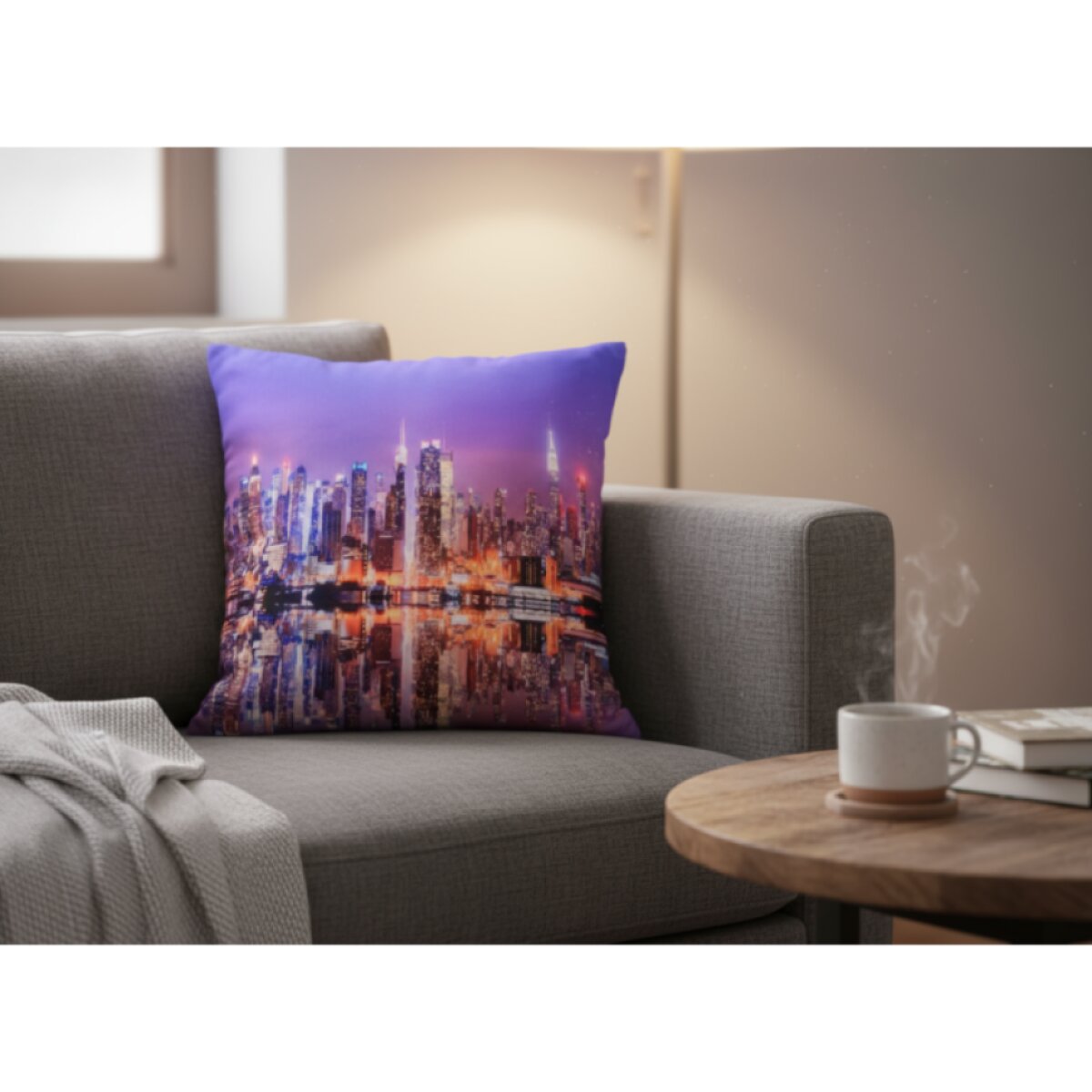 Povlak na polštář CITY LIGHT 40x40 cm nočního velkoměsta MyBestHome