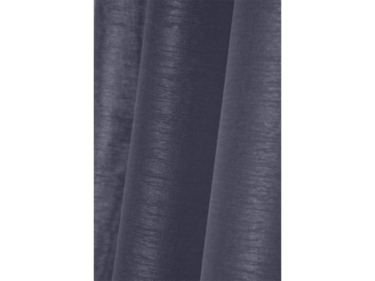 Dekorační dlouhá záclona s řasící páskou WOOD šedá 140x245 cm (cena za 1 kus) MyBestHome