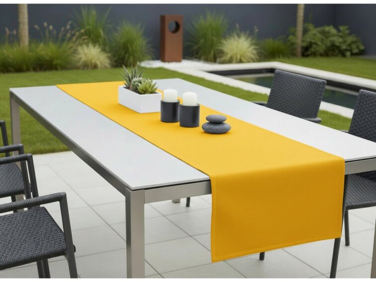 Venkovní běhoun - ubrus RUNNER color 40 mustard/hořčicová, různé rozměry Mybesthome