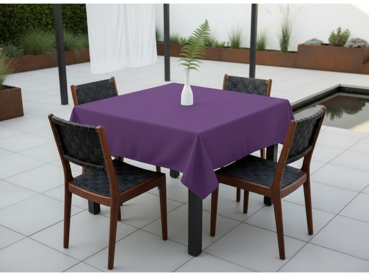 Venkovní čtvercový ubrus TERRA color 29 fialová, různé rozměry Mybesthome