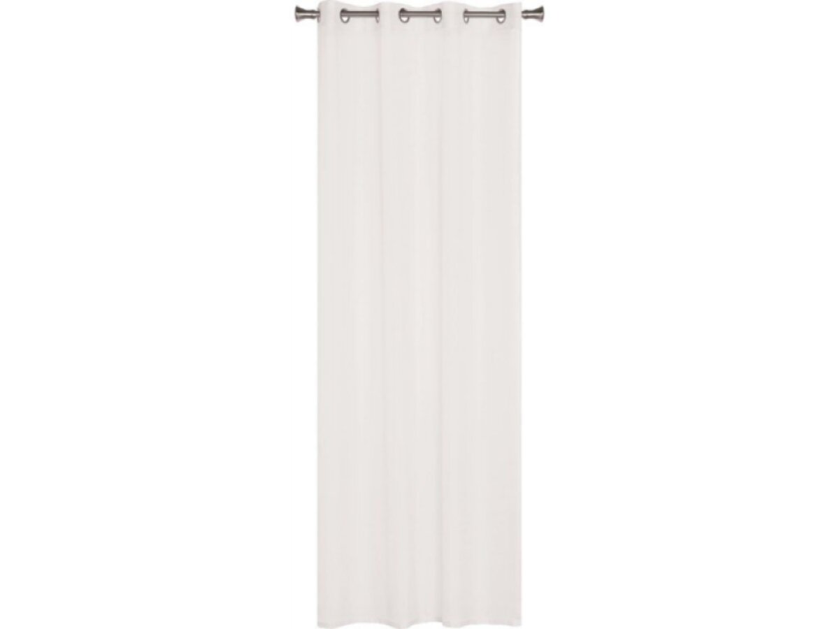 Dekorační dlouhá záclona s kroužky SOFIA smetanová 140x260 cm (cena za 1 kus) MyBestHome