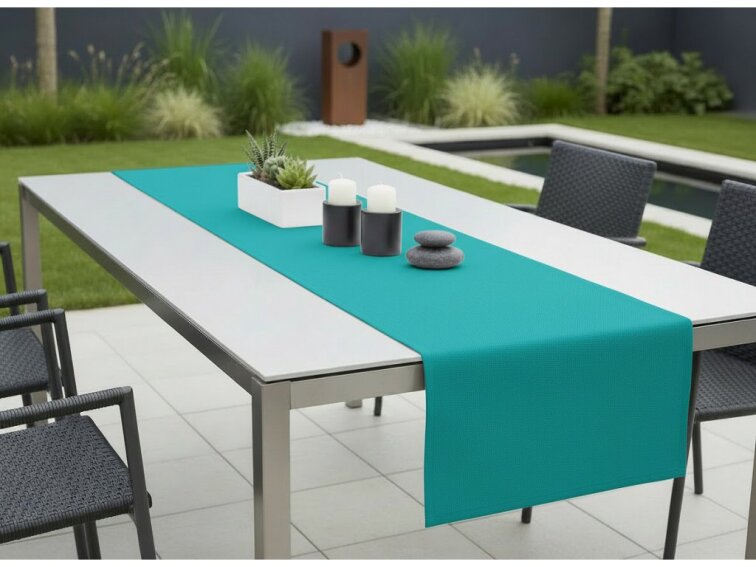 Venkovní běhoun - ubrus RUNNER color 51 tyrkysová, různé rozměry Mybesthome