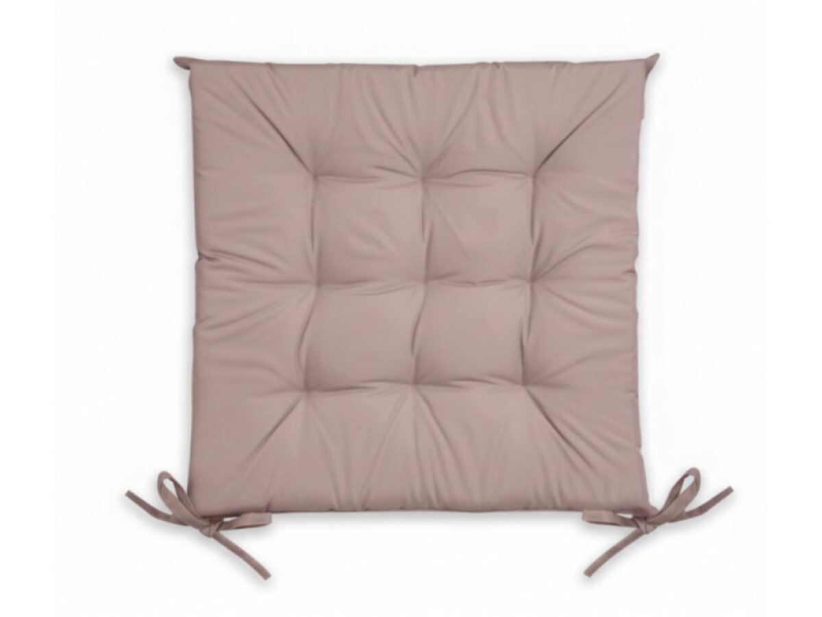 Zahradní prošívaný podsedák na židli GIARDINO pudrová růžová 40x40 cm Mybesthome