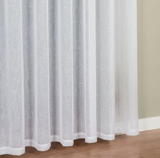 Dekorační dlouhá záclona s řasící páskou s jemným leskem ERICA bílá 300x250 cm MyBestHome