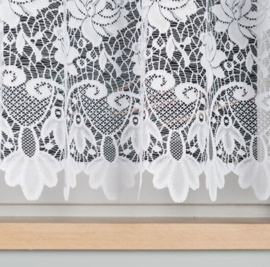 Dekorační krátká záclona na žabky DEMETRIA LINE 160 bílá 300x160 cm MyBestHome