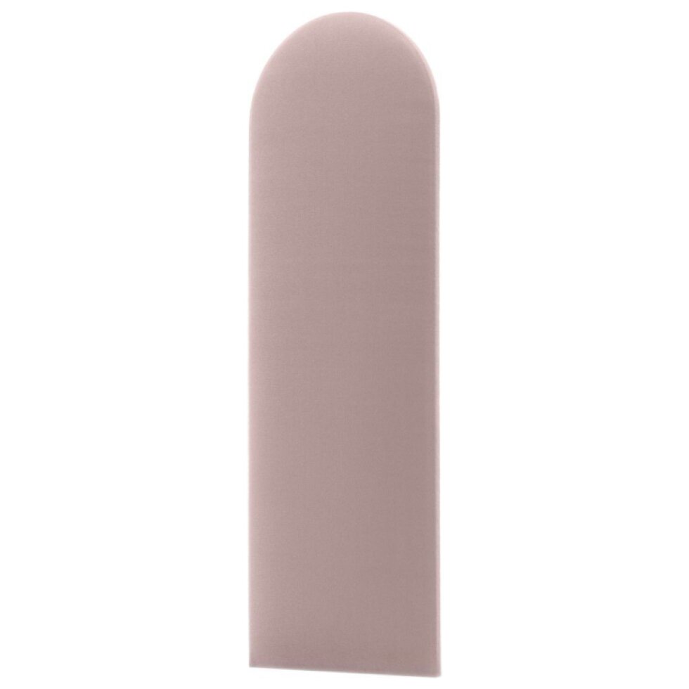 Čalouněný nástěnný panel různé rozměry x šířka 20 cm pudrová růžová oblouk oblouk MyBestHome