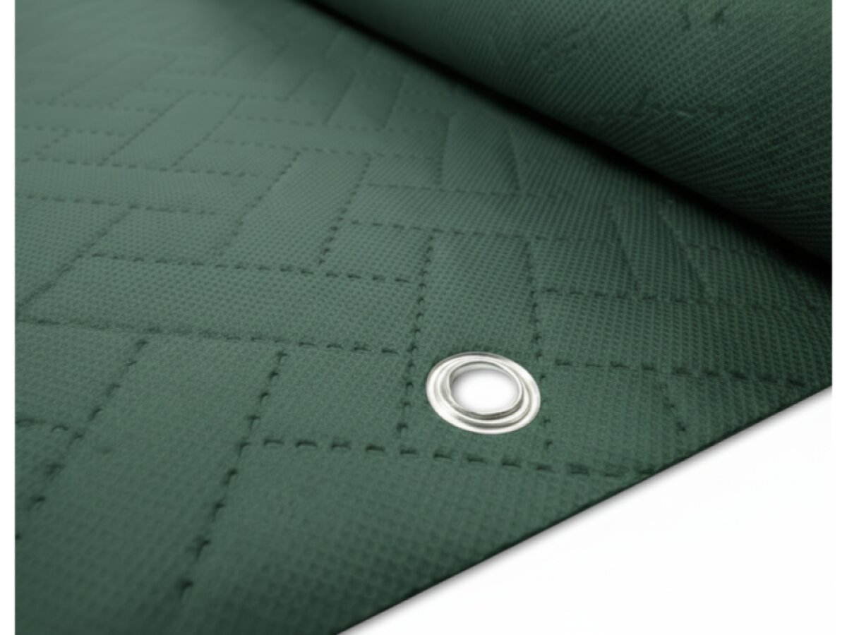 Balkonová zástěna PREMIUM výška 90 cm, šířka různé rozměry ratanový vzor zelená, 240g/m2 MyBestHome