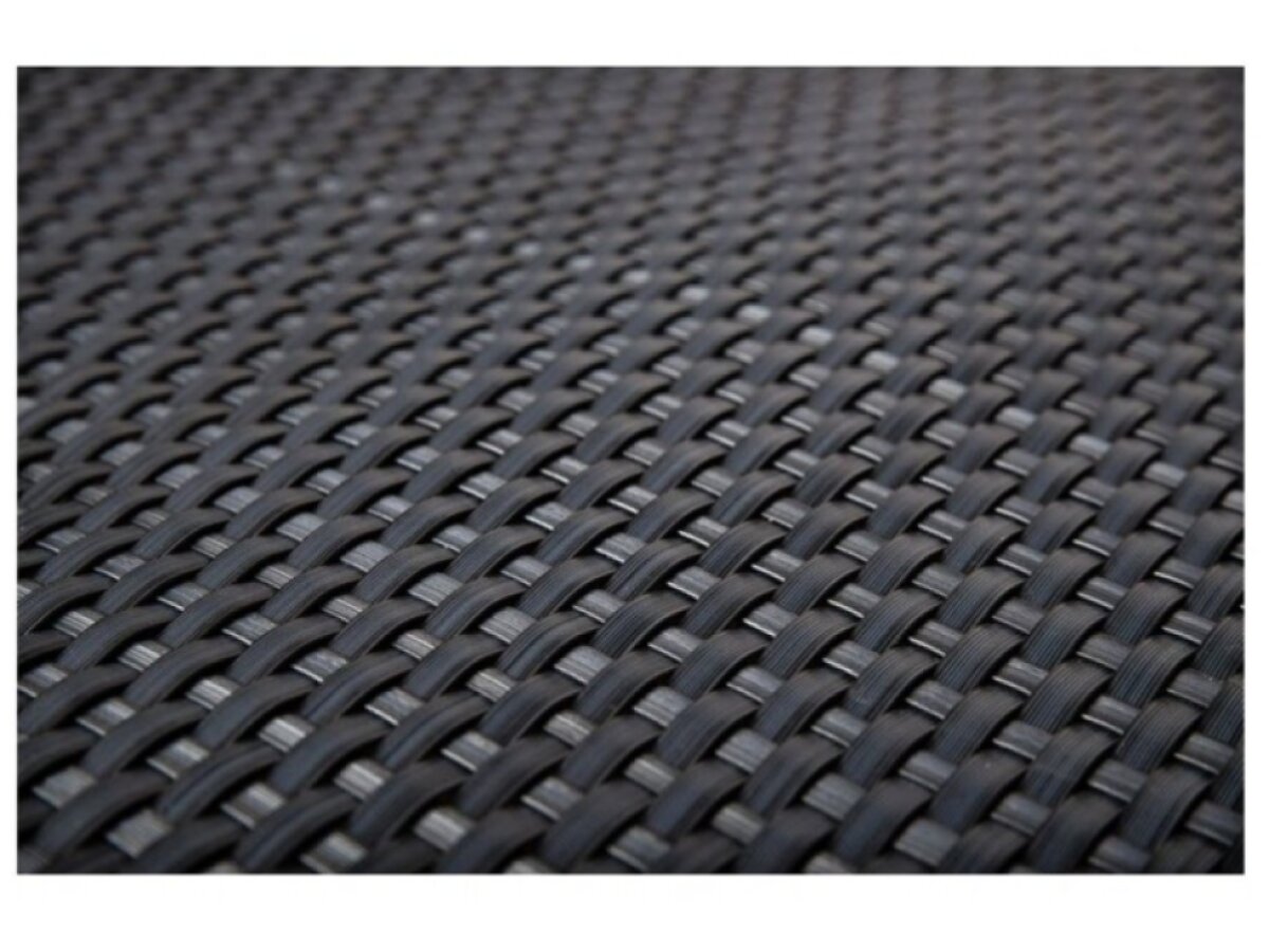 Balkonová ratanová zástěna s očky MALMO výška 90 cm, 100 cm, 110 cm - cena za 1 běžný metr tmavě šedá MyBestHome