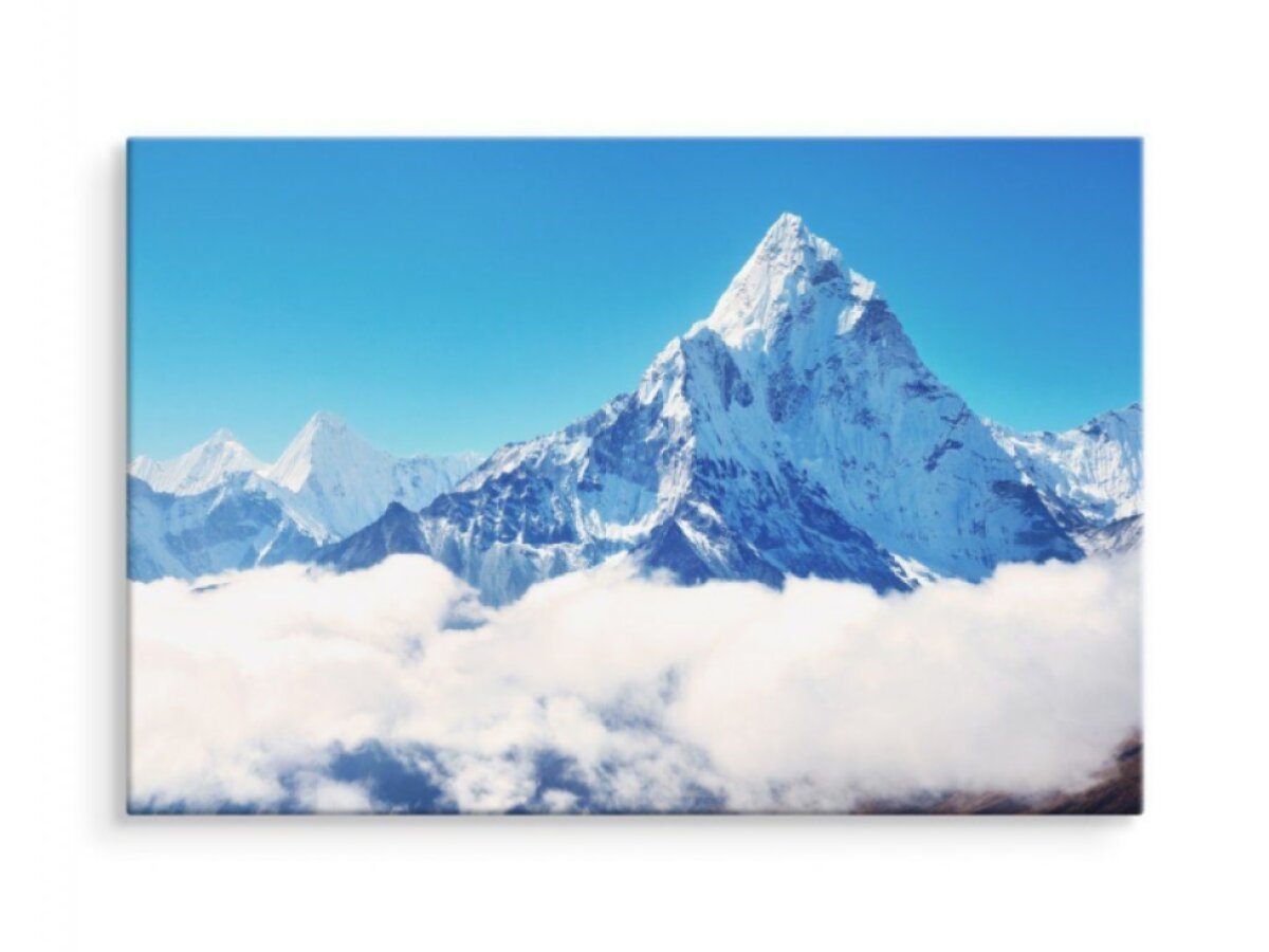 Plátno Vrchol Hory Mount Everest