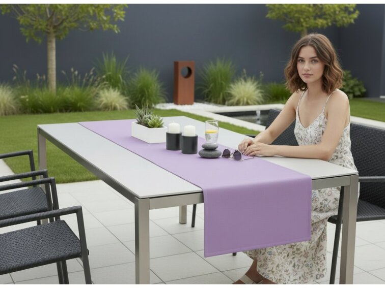 Venkovní běhoun - ubrus RUNNER color 30 lila, různé rozměry Mybesthome