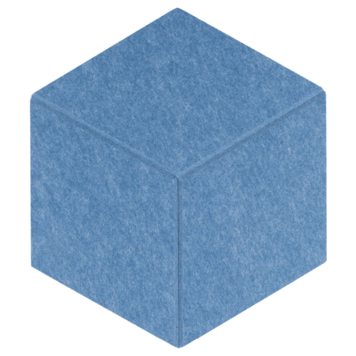 Dekorativní filcový nástěnný panel CROSS DESIGN modrá 40x46 cm hexagon - sada 2 ks