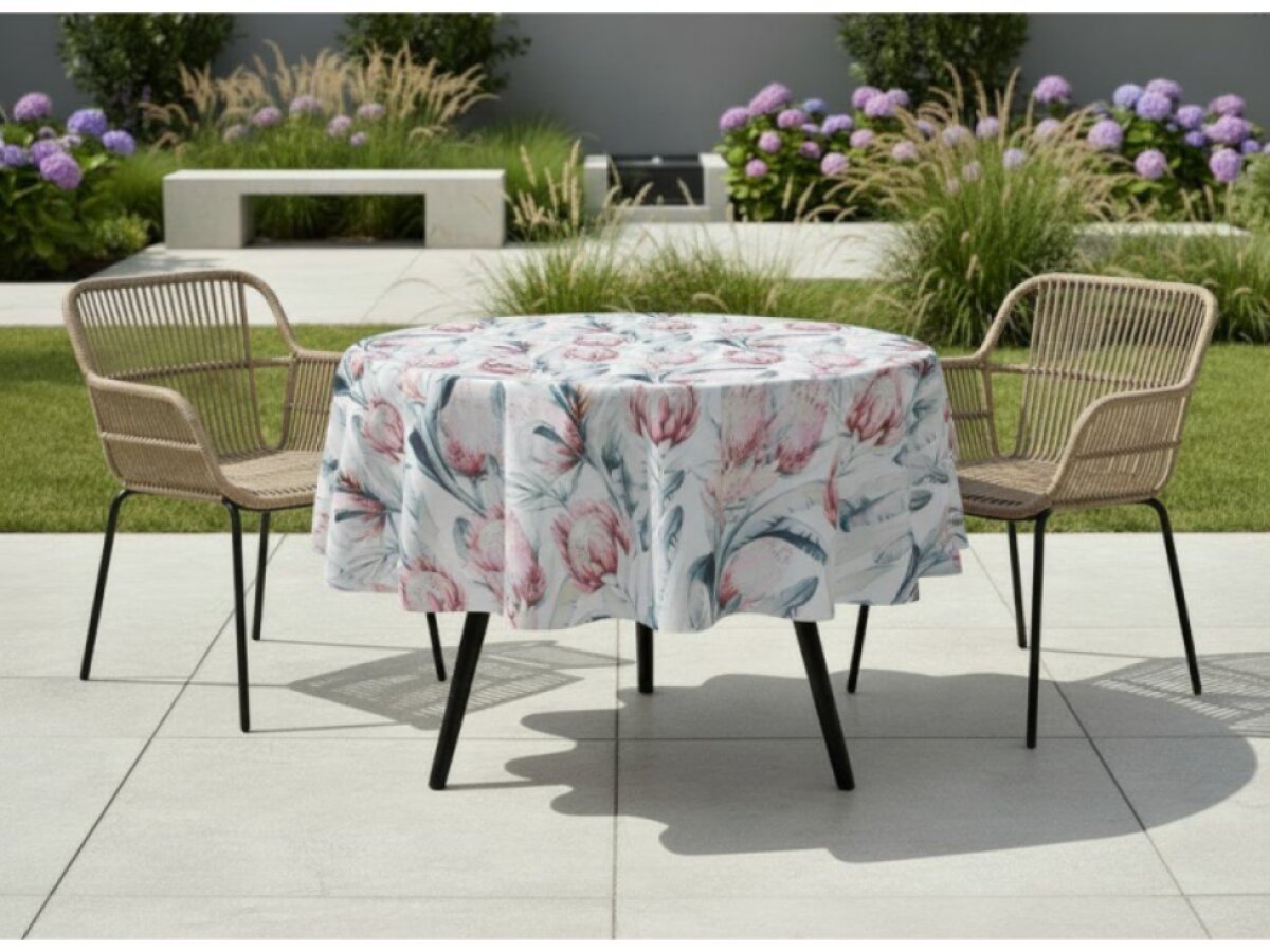 Venkovní vzorovaný ubrus LAS PALMAS I. Ø 150 cm Mybesthome